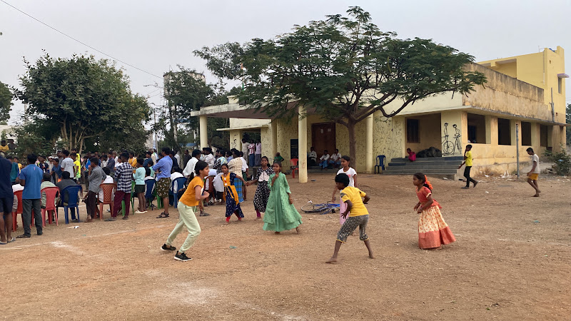 Children taking part in outdoor sports at the Kendram